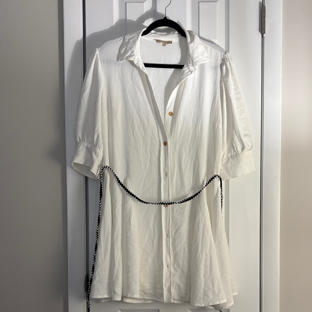 Indulge Cream Cotton Dress